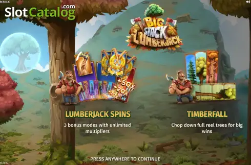 Скрин2. Big Stack Lumberjack слот