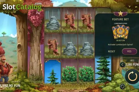 Скрин6. Big Stack Lumberjack слот