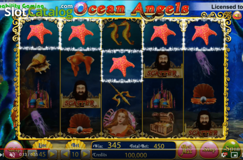 Скрин3. Ocean Angels слот