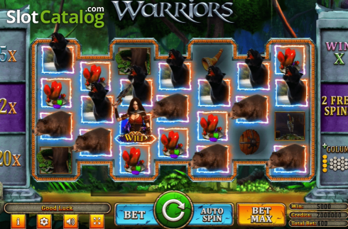 Скрин4. Warriors слот