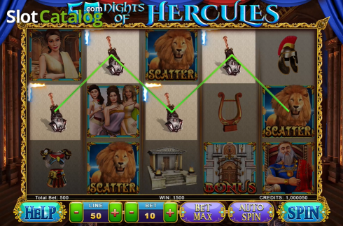 Скрин3. 50 Nights of Hercules слот