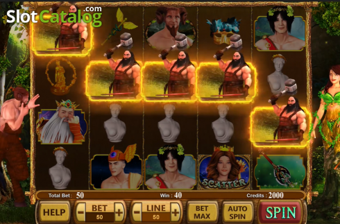 Скрин3. Satyr and Nymph (Probability Gaming) слот
