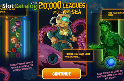 Скрин2. 20000 Leagues Under The Sea (Probability Jones) слот