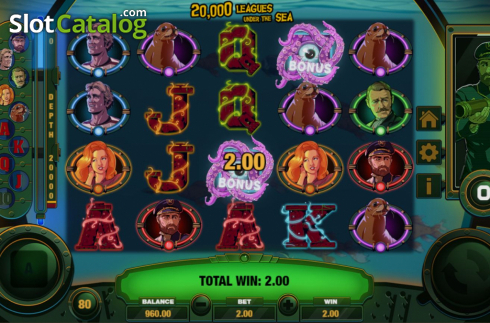 Скрин4. 20000 Leagues Under The Sea (Probability Jones) слот