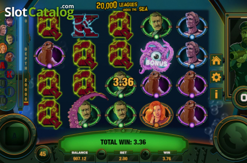 Скрин7. 20000 Leagues Under The Sea (Probability Jones) слот