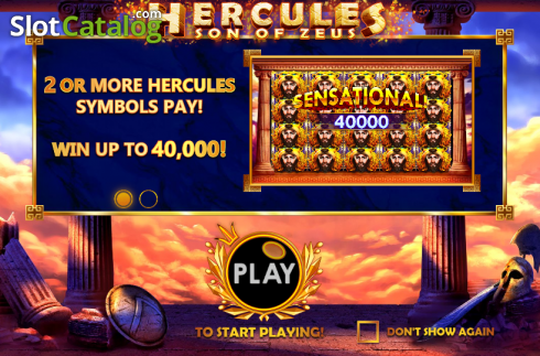 Скрин2. Hercules Son of Zeus слот
