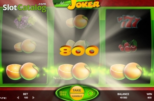 Скрин3. Miss Joker (Promatic Games) слот