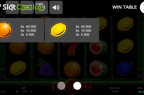 Скрин6. Jumping Fruits (Promatic Games) слот