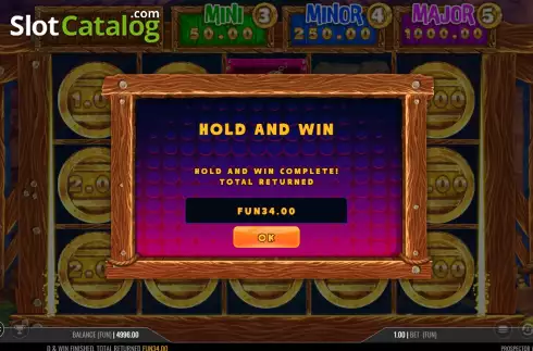 Скрин7. Prospector Wilds Hold and Win слот