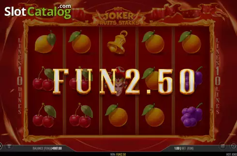 Скрин4. Hot Joker Fruits Stacks слот