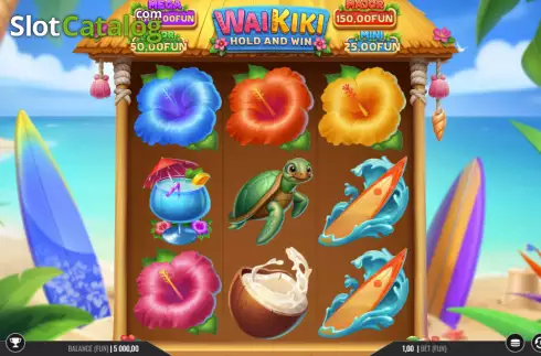 Скрин2. Waikiki Hold & Win слот