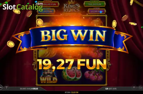 Скрин3. King’s Relics слот