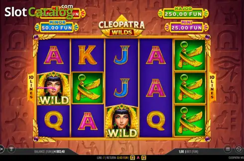 Скрин3. Cleopatra Wilds: Hold and Win слот