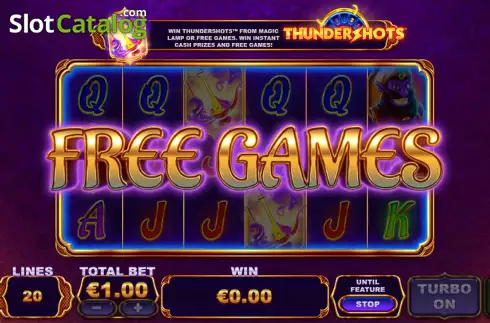 Скрин9. Ways Of The Genie Thundershots слот