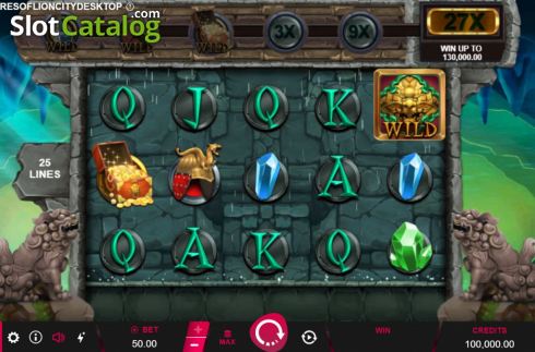 Скрин3. Treasures Of Lion City слот