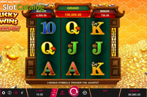 Скрин2. Lucky Twins Jackpot слот