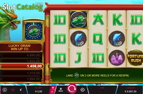 Скрин3. Fortune Rush слот