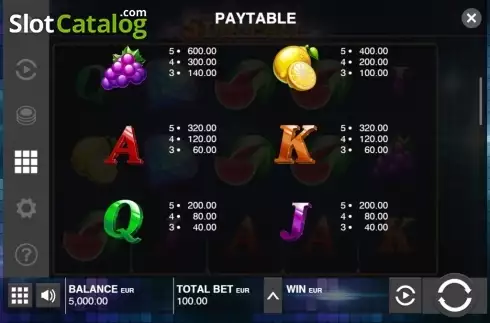 Скрин7. Star Fall слот