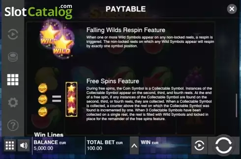 Скрин9. Star Fall слот