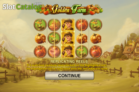Скрин2. Golden Farm (Push Gaming) слот