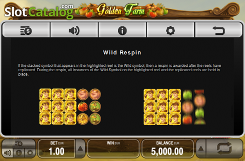Скрин9. Golden Farm (Push Gaming) слот