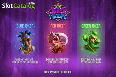 Скрин2. Joker Troupe слот