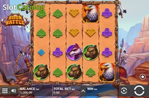 Скрин3. Bison Battle слот