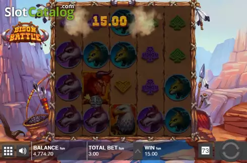 Скрин6. Bison Battle слот