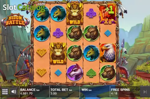 Скрин8. Bison Battle слот