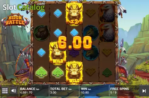 Скрин9. Bison Battle слот