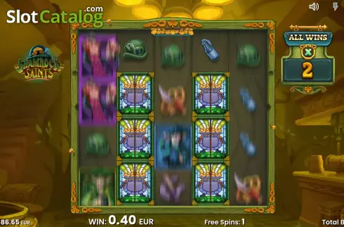 Скрин5. Shamrock Saints слот