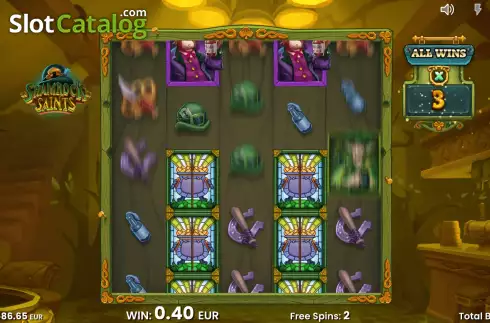 Скрин6. Shamrock Saints слот