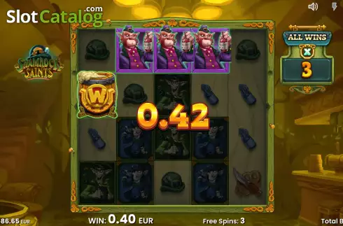 Скрин7. Shamrock Saints слот