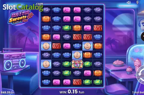Скрин4. Retro Sweets (Push Gaming) слот