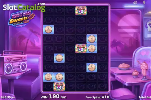 Скрин6. Retro Sweets (Push Gaming) слот