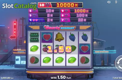 Скрин4. Hearts Highway слот