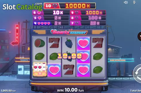 Скрин5. Hearts Highway слот