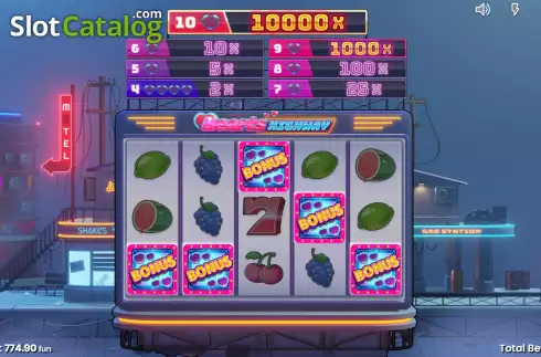 Скрин7. Hearts Highway слот