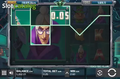 Скрин5. Power Force Villains слот