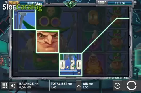 Скрин6. Power Force Villains слот