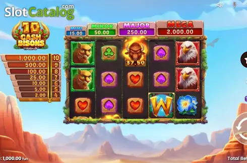Скрин3. 10 Cash Bisons слот