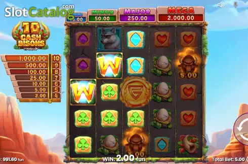 Скрин5. 10 Cash Bisons слот