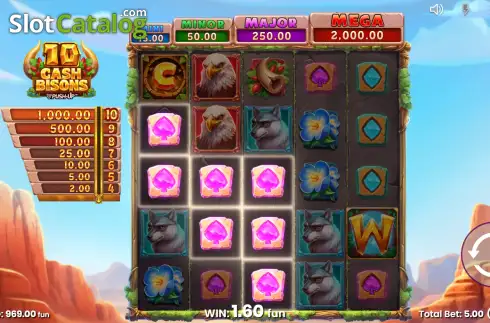 Скрин6. 10 Cash Bisons слот