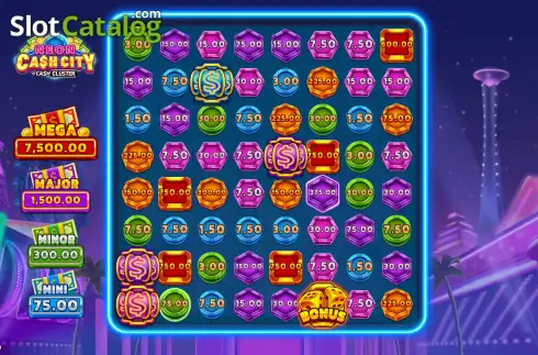 Скрин2. Neon Cash City слот