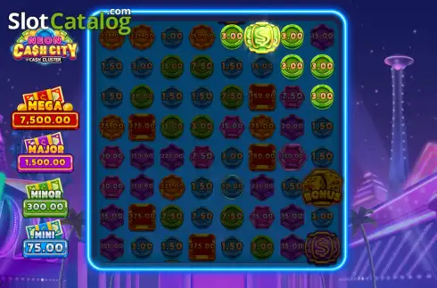 Скрин3. Neon Cash City слот