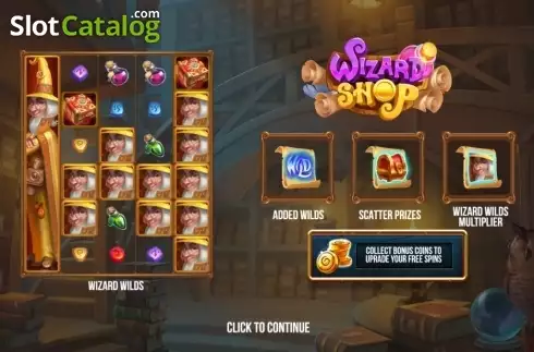 Скрин2. Wizard Shop слот