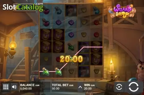 Скрин5. Wizard Shop слот