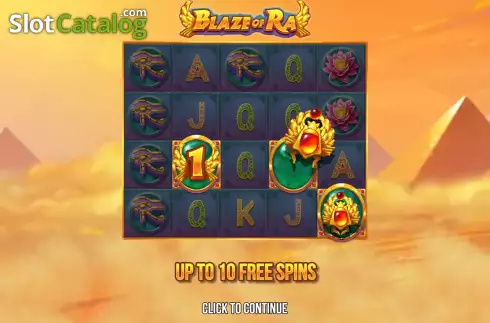 Скрин2. Blaze Of Ra слот