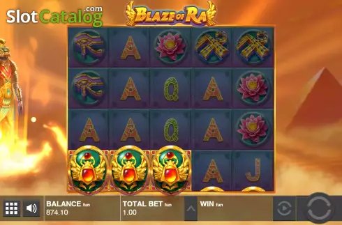 Скрин7. Blaze Of Ra слот