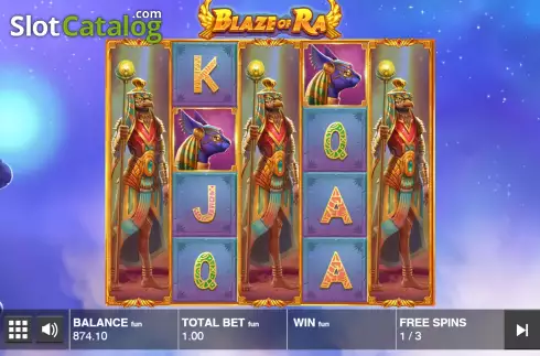 Скрин9. Blaze Of Ra слот